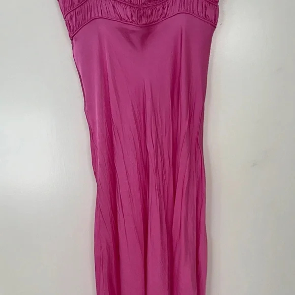 ASTR the Label Enola Smock Bodice Satin Dress - Picture 11 of 13